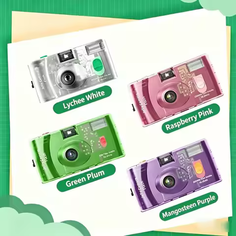 Transparent Film Camera C400 Fujifilm Jelly Camera Oxygen Camera Disposable Camera 135 Film Camera T