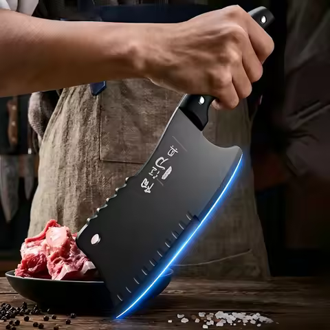 Professional Meat Cleaver Knife Heavy Duty Butcher Knife for Kitchen Ultra Sharp Chef Knife for Meat