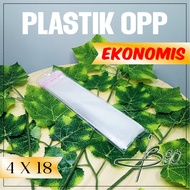 OPP plastic 4x18cm Economical OPP Plastic Bag/ seal plastic Economical 4x18 cm glue plastic/ Content