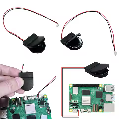 For Raspberry Pi 5 RTC Battery Box RTC Clock Battery Kit with Battery/without Battery for RPI 5 Pi5