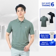 HLA Premium Men's Polo T-shirt – Lightweight Stretch Shirt, Delicate Embroidery, Cool All Day Polo S