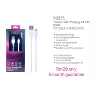 Cable iOS Vic2 V023A Fast Charging 2A iOS Cable