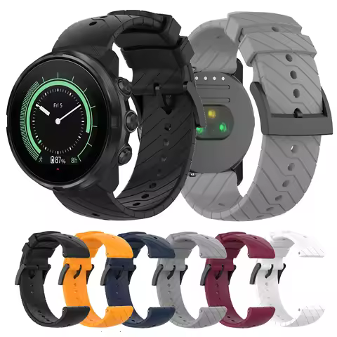 Silicone Strap For SUUNTO 7/9/D5 Replacement Watchband For Suunto Spartan Sport Wrist HR Smart Watch