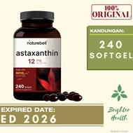 Naturebell Astaxanthin 12mg - 240 Softgels Original USA Nature bell 12 mg