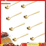 8 PCS Mini Spoons,2.9" Tiny Stainless Steel Spoons for Spices Jars, Small Condiment Spoon for Spices