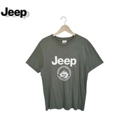 KATUN HIJAU Jeep Deep Army Green Unisex Cotton Basic T-Shirt (CODE: B123 - 26)