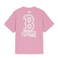 เสื้อยืดพอดีตัวโลโก้บนถนน MLB Basic ใหม่2025