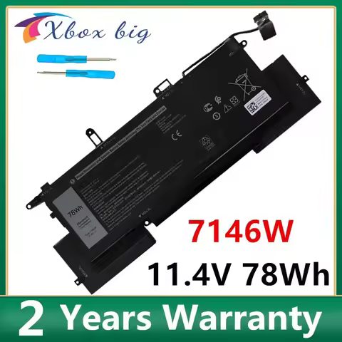 NEW Laptop Battery For Dell Latitude 7400 2-IN-1 9410 Series Latitude E7260 E7270 C76H7 G8F6M NF2MW 