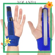 YOLAN Finger Extension Splint, Adjustable Breathable Finger Knuckle Immobilization, Detachable Unive