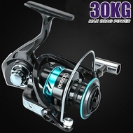 READY STOCK Comparable To DAIWA 2023 NEW Mesin Pancing Max Drag 30kg Fishing Reel 6+1BB High Speed Gear Ratio Spinning Reel Shimano Fishing Accessories Saltwater Reel RodHIGH SPEED LURE FISHING CASTING REEL MESIN PANCING