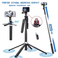 Tripod 4 Legs P180 Tongsis Tripod Bluetooth P180 Tongsis Tripod Bluetooth Selfie Stick Remote Tripod