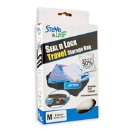 Steve & Leif Seal N Lock Travel Organizer Clothes Storage Bag (Medium)(2 Pieces)