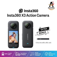 [INSTA360] - Insta360 X3 Action Camera | 5.7K 360° CAPTURE | SINGLE-LENS MODE4K first-person views - 1 Year Insta360 Malaysia Warranty