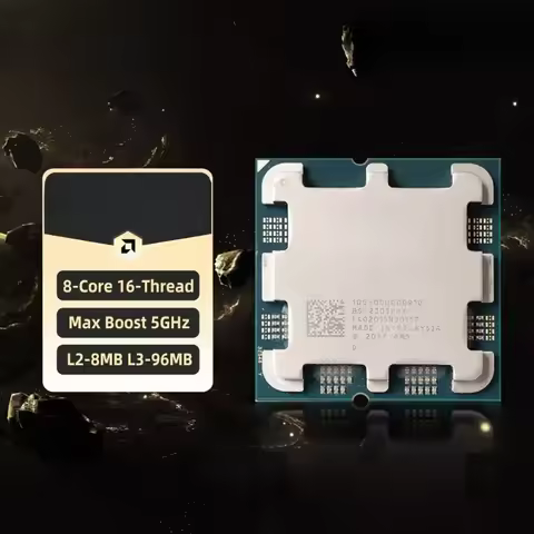 AMD Ryzen 7 7800X3D CPU AMD R7 7800X3D Processor Up To 5GHz 8-Core 16-Thread Socket AM5 Desktop Gami