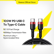 Baseus Cafule PD 100W USB C to TypeC Cable Support QC 4.0 For iPhone15 Fast Charging Charger For Mac
