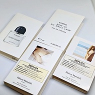 Byredo Maison Margiela Perfume Vial Sample Tester 2ml Men Women Unisex Minyak Wangi Lelaki Perempuan