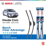 Bosch Clear Advantage U Hook Wiper Set for Honda Civic FD (26"/22") BCA