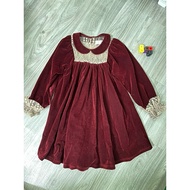 Pass Korean velvet dress for 6-7 year olds