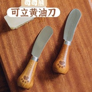 M-6/ Vertical Butter Knife Stainless Steel Cheese Knife Jam Scraper Western Food Knife and Fork Wholesale Dessert Spoon