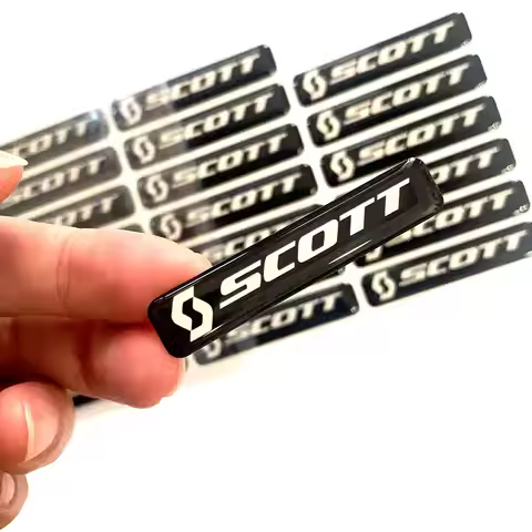 2pcs for Scott stickers bike bike MTB BDC BIKE 3D Gel Decal Sticker Badges