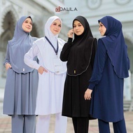 JUBAH SELUAR DEWASA tanpa tudung SAFWAH Tak Payah Gosok Ironless Jubah seluar Umrah Haji Mesra Trave