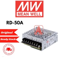 Mean Well RD-50A 54W 5Vdc AC-DC Dual output enclosed power supply; Output 5Vdc at 6A +12Vdc at 3A