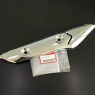 HONDA WAVE DASH125 MUFFLER PROTECTOR EXZOS PROTECTOR EXZOS COVER CHROME