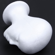 Female Foam Mannequin Head Model Hat Wig Display Stand Rack white- AINNA STORE
