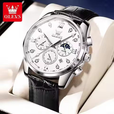 OLEVS Brand Men's Belt Multifunctional Quartz Watch 2888