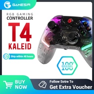GameSir T4 Kaleid เกมแพดมีสายจอยเกมพร้อมเอฟเฟกต์ฮอลล์ใช้ได้กับนินเท็นโดสวิตช์พอร์ตคอมพิวเตอร์แบบมินิกล่องทีวีไอน้ำแอนดรอยด์