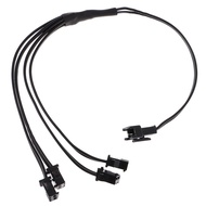 LazaraSuper Set of 2, 4 &amp; 5 in 1 Splitter Cable for EL Wire Neon Strip Light