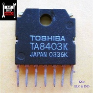 TA8403K TA84O3K TA 8403 TA8403 Toshiba IC Vertical TV CRT Sip-7 Berkualitas