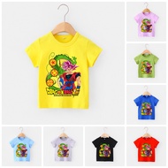 Áo thun trẻ em SONGOKU ART 8 màu áo đầy đủ size có big size áo thun cho bé Cotton King Cotton