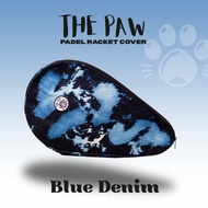 The Paw Blue Denim Padel Racket Cover with Thermal lining | Padel Racket Bag | Padel Racket Bag | Pa