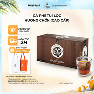 [TẶNG TÚI CANVAS] Cà Phê Hương Chồn (Bạc) Túi Lọc Tiện Lợi - Hộp 75gr (15 Túi) - Cafe Chồn Rang Xay 