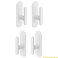 BLACK 4Pcs Blind Cord Holder Safety Blind Cord Hooks Adhesive Window Blind String Hook