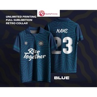 Jersey Viral Tiktok 2023 Jersi Name and Number RISE TOGETHER JERSEY Murah Custom Nama Dan Numbor Sav