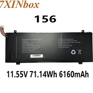 7XINbox 11.55V 71.14Wh 6160mAh Laptop Battery For Tecno 156 GF156 MEGABOOK T1 15.6 T15AA 3ICP5/87/82
