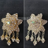 CODE T92H Star blangkon brooch