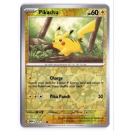 Pikachu - 025/165 - Cosmos Holo (Costco Exclusive) 151 Pokemon Scarlet & Violet Promos Released at U