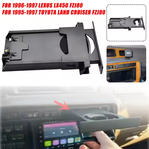 Car Dash Retractable Cup or Drink Holder For Lexus LX450 FZJ80 1996-1997 Toyota Land Cruiser FZJ80 1