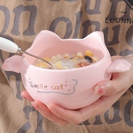 Salad Bowl Cute Rice Bowl Small Bowl Dessert Bowl Breakfast Cup Children's Bowl Yogurt Bowl Cute Bow