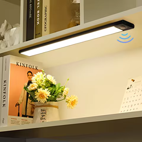 LED Bar Light Motion Sensor USB Rechargeable Led Cabinet Lights for Kitchen Wardrobe Cabinet Lightin