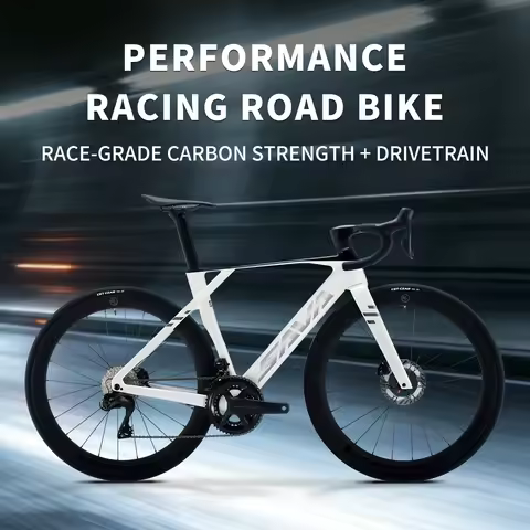 SAVA 2026 New Blade R8 C60 Carbon Road Bike, 700C Adult Racing Bicycle with SHIMANO ULTEGRA Di2 R817