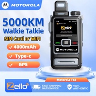 Motorola T66 Global PTT Zello Radio T67 Walkie Talkie Long Range 5000KM GPS WIFI POC Radio Amateur A