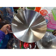 40 cm frying pan, almost 1.7 kg, good thick wok