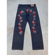 EVISU BIG LOGO NOT MOMOTARO IRON HEART PBJ KAPITAL LEVIS SAMURAI JEANS