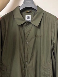 正品Timberland軍綠色簿外套防水風褸