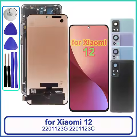 LCD for Xiaomi 12 LCD Display Touch Screen Digitizer Assembly Replacement for Xiaomi 12 2201123C 220