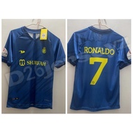 Al Nassr Away Jersey 2022 2023/ + RONALDO 7 Nameset + Al-Nassr Patch